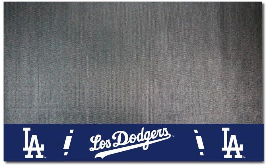 FANMATS Los Angeles Dodgers Vinyl Grill Mat - 26in. x 42in.