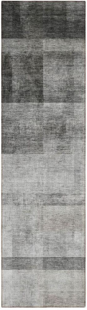 Addison Rugs Chantille ACN568 Gray 2 ft. 3 in. x 7 ft. 6 in. Machine Washable Indoor/Outdoor Geometric Runner Rug