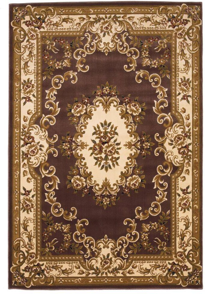 MILLERTON HOME Traditional Morrocan Plum/Ivory 2 ft. x 3 ft. Area Rug