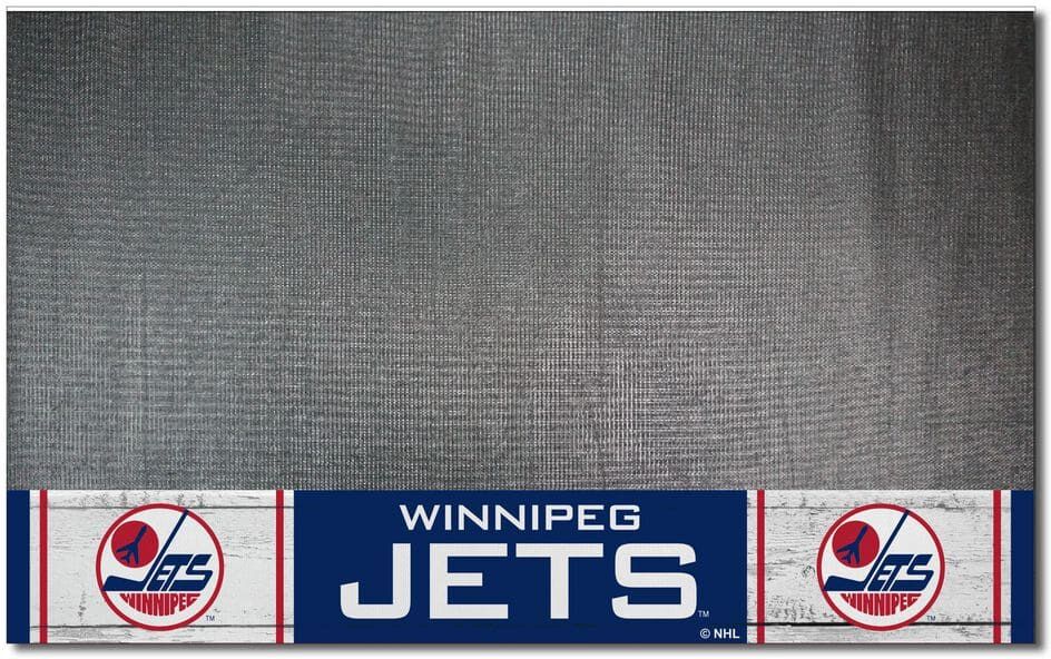 FANMATS NHL Retro Winnipeg Jets Vinyl Grill Mat - 26in. x 42in.