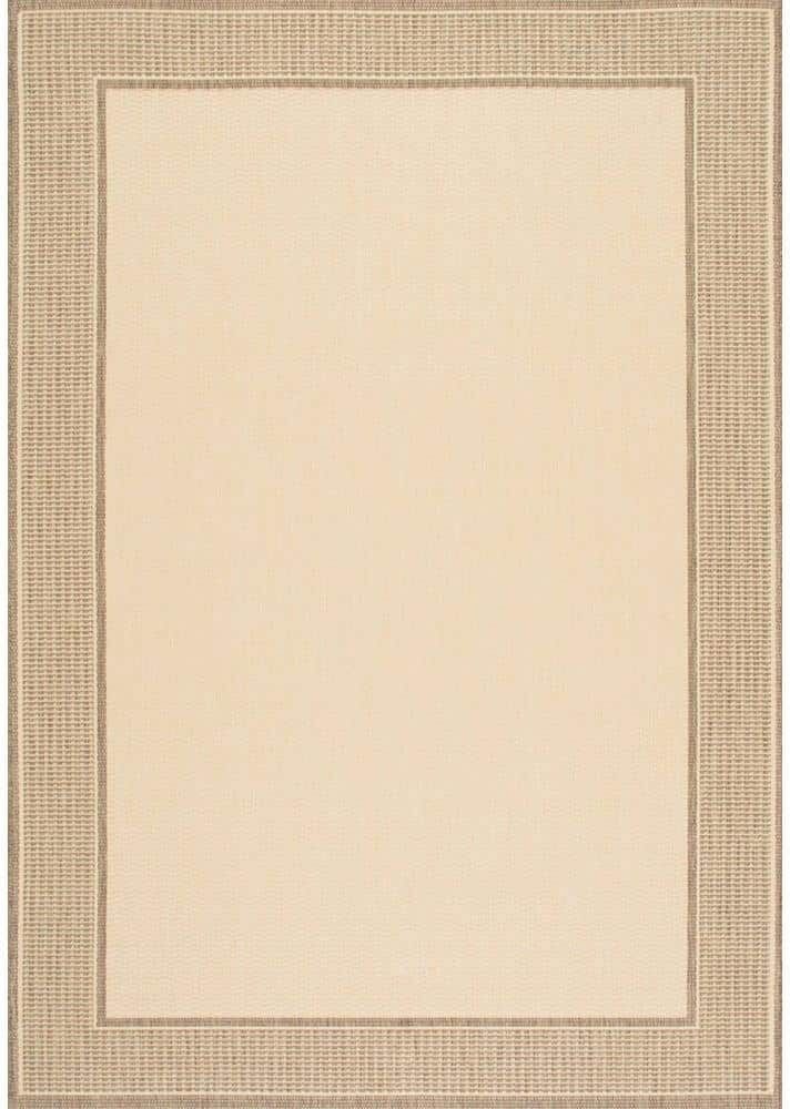 nuLOOM Gris Beige 6 ft. x 9 ft. Indoor/Outdoor Patio Area Rug