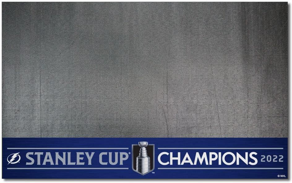 FANMATS Tampa Bay Lightning 2022 Stanley Cup Championship Grill Mat