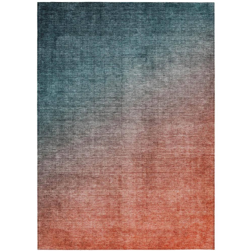 Addison Rugs Chantille ACN569 Teal 2 ft. 6 in. x 3 ft. 10 in. Machine Washable Indoor/Outdoor Geometric Area Rug