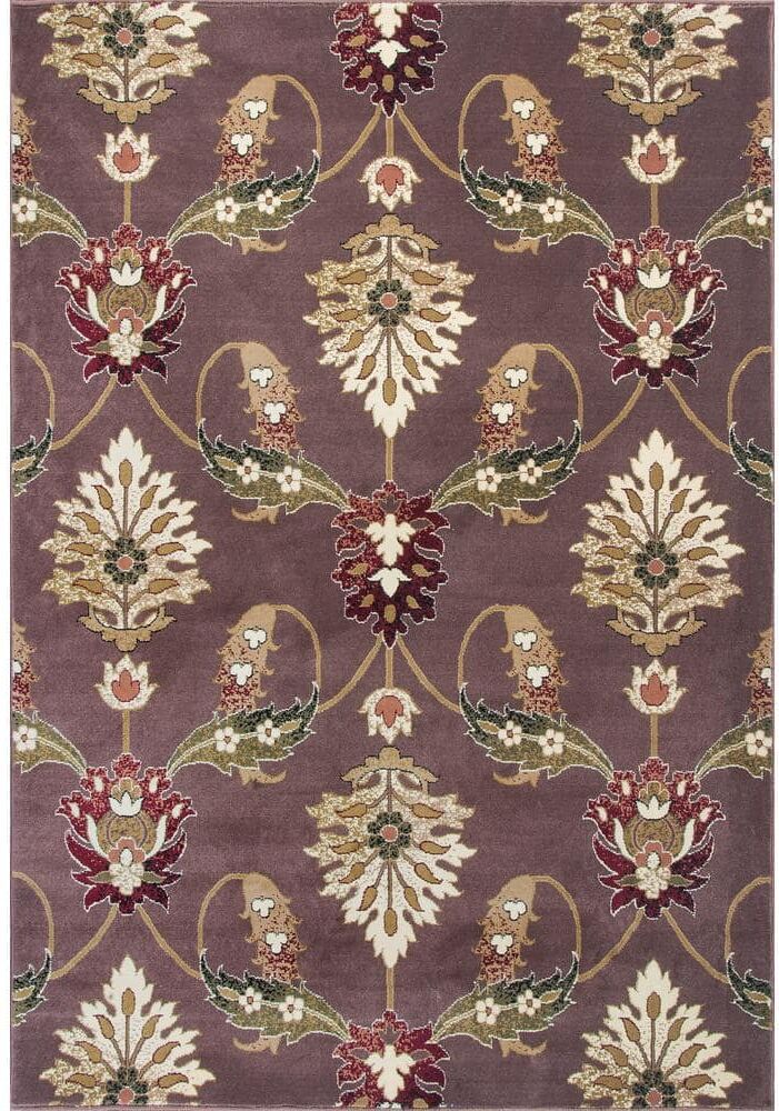 MILLERTON HOME Clarissa Plum 2 ft. x 3 ft. Area Rug