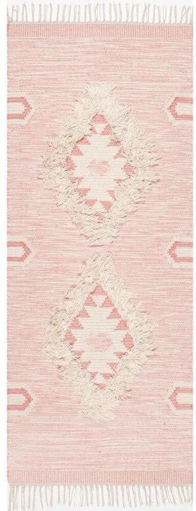 nuLOOM Savannah Tribal Pink 2 ft. 8 in. x 10 ft. Runner Rug