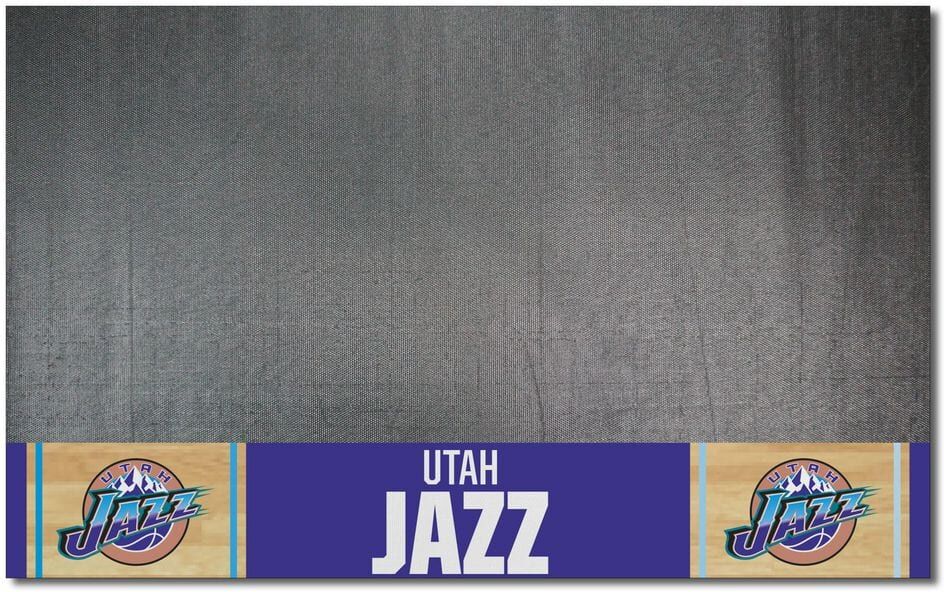 FANMATS NBA Retro Utah Jazz Vinyl Grill Mat - 26in. x 42in.