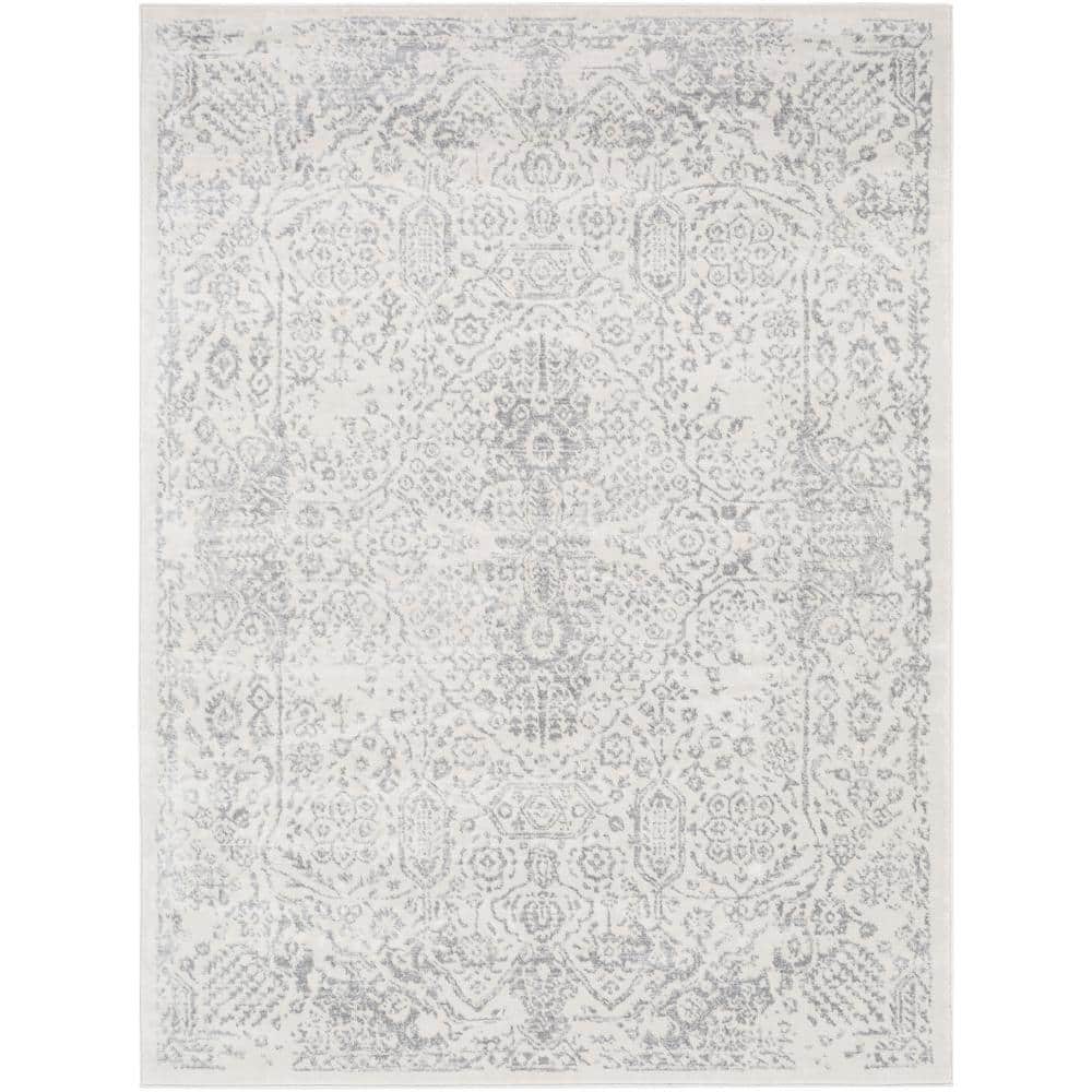 Artistic Weavers Frost Light Grey 5 ft. 3 in. x 7 ft. 1 in. Area Rug
