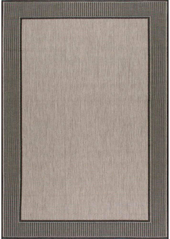 nuLOOM Gris Gray 6 ft. x 9 ft. Indoor/Outdoor Patio Area Rug