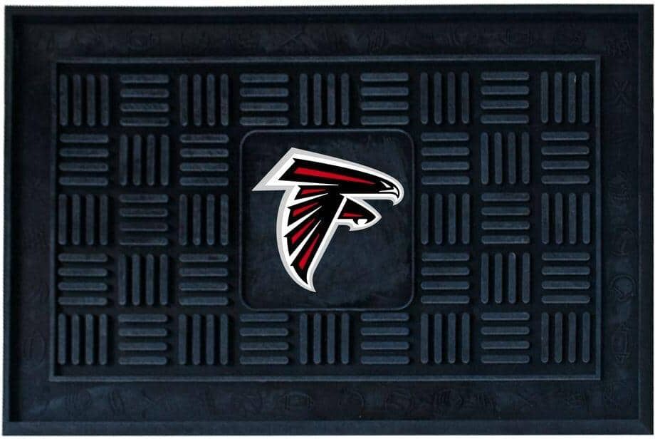 FANMATS Atlanta Falcons 18 in. x 30 in. Door Mat