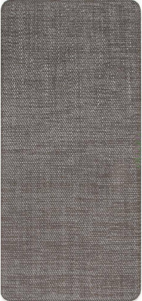 nuLOOM Casual Braided Anti Fatigue Kitchen or Laundry Room Dark Grey 20 in. x 42 in. Indoor Comfort Mat