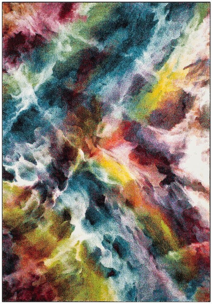 SAFAVIEH Galaxy Multi 4 ft. x 6 ft. Abstract Area Rug