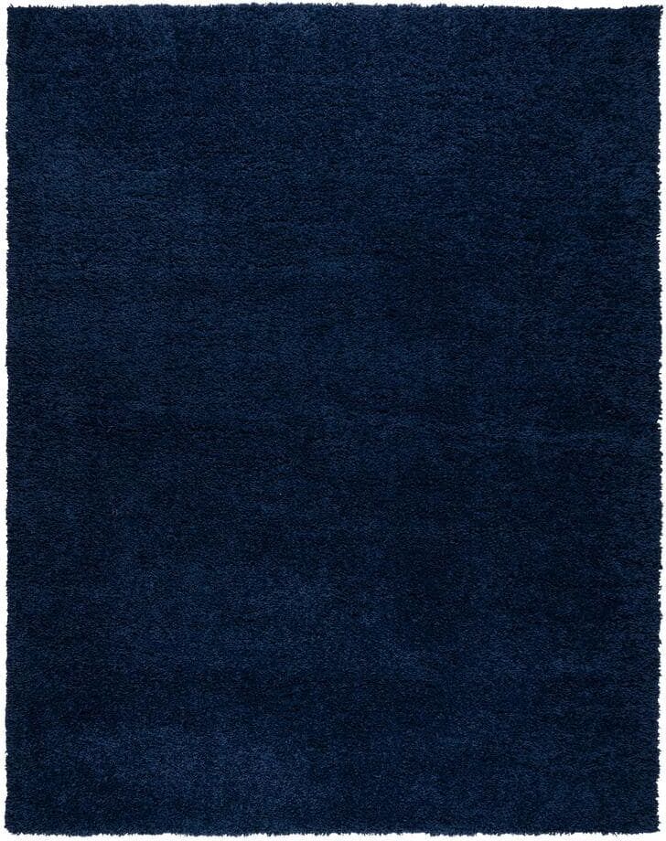 Gertmenian & Sons Anjou Navy 9 ft. x 13 ft. Solid Shag Indoor Area Rug