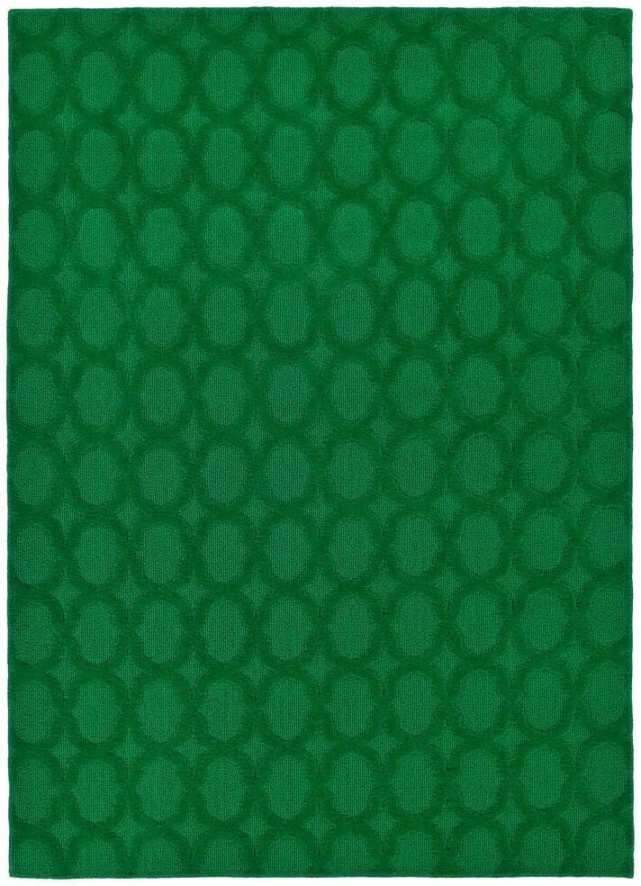 Garland Rug Garden Trellis Green 4 ft. x 6 ft. Indoor/Outdoor Area Rug