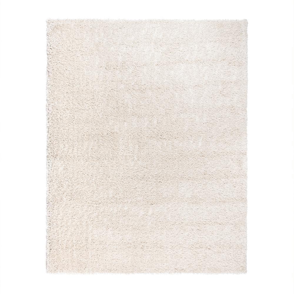 Gertmenian & Sons Anjou Ivory 8 ft. x 10 ft. Solid Shag Indoor Area Rug
