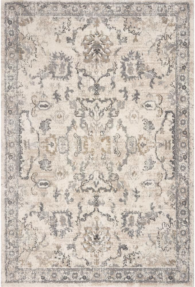 MILLERTON HOME Louisa Ivory 5 ft. x 8 ft. Area Rug