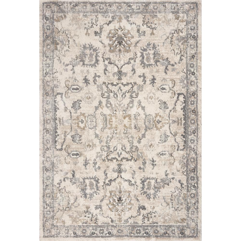 MILLERTON HOME Louisa Ivory 8 ft. x 10 ft. Area Rug