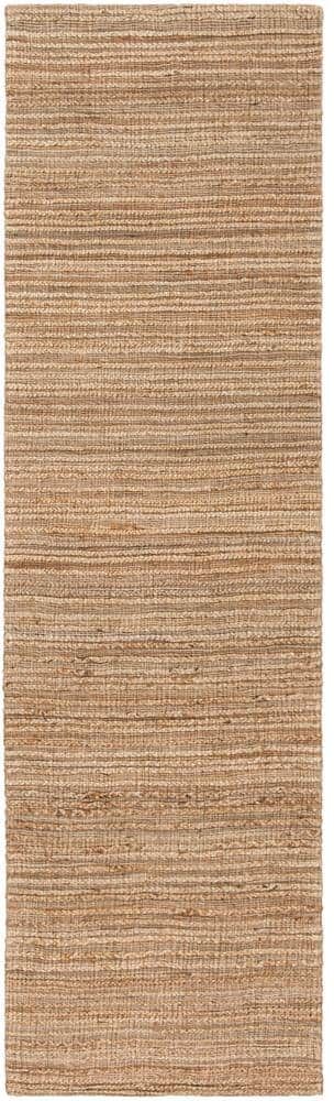 SAFAVIEH Cape Cod Natural 2 ft. x 8 ft. Solid Striped Runner Rug