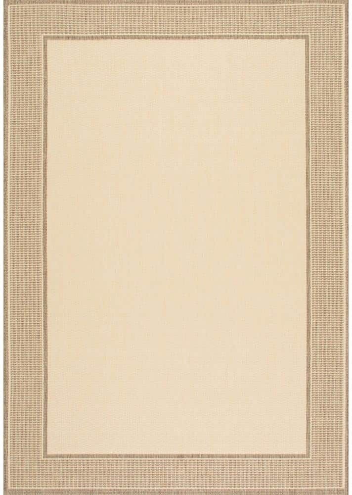 nuLOOM Gris Beige 3 ft. x 5 ft. Indoor/Outdoor Patio Area Rug