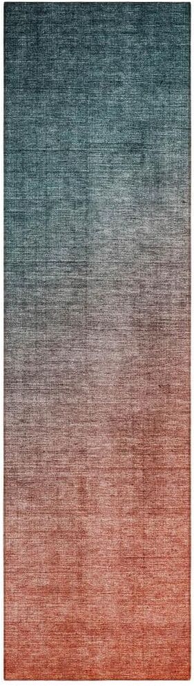 Addison Rugs Chantille ACN569 Teal 2 ft. 3 in. x 7 ft. 6 in. Machine Washable Indoor/Outdoor Geometric Runner Rug