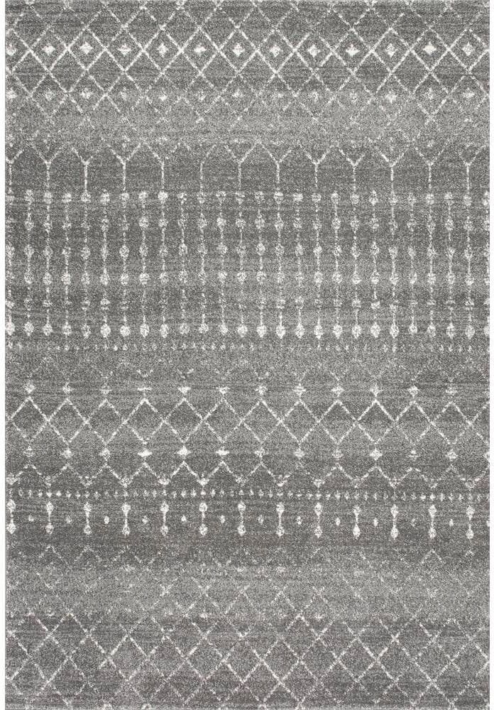 nuLOOM Blythe Modern Moroccan Trellis 4 ft. x 6 ft. Dark Gray Area Rug