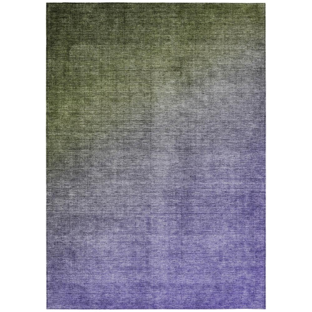 Addison Rugs Chantille ACN569 Olive 8 ft. x 10 ft. Machine Washable Indoor/Outdoor Geometric Area Rug