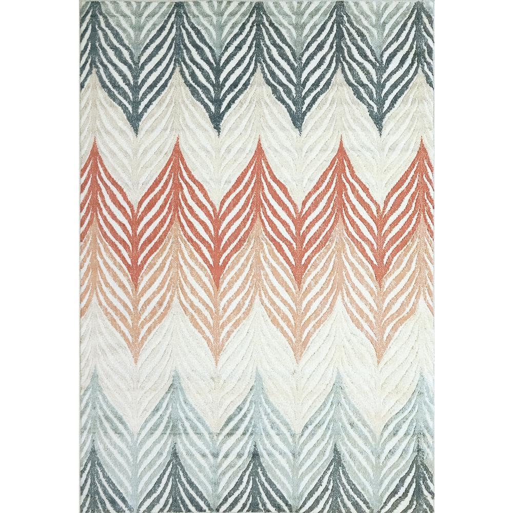 Dynamic Rugs Venus Multi 7 ft. 10 in. x 10 ft. Modern and Contemporary Area Rug