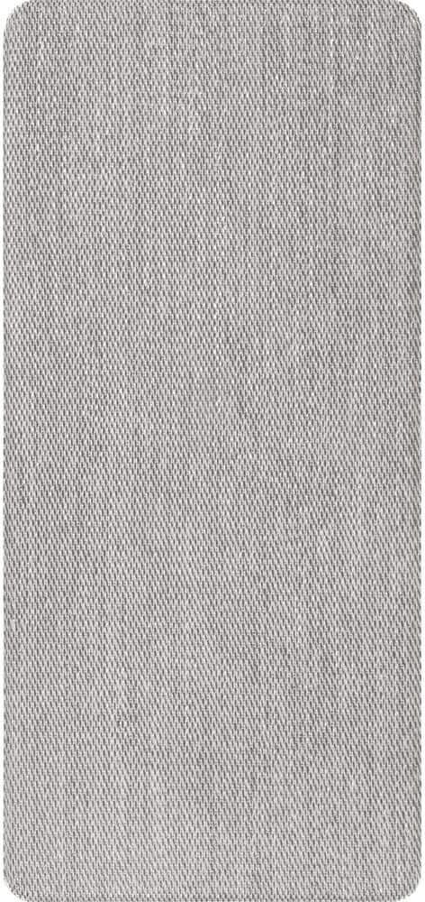 nuLOOM Casual Braided Anti Fatigue Kitchen or Laundry Room Light Grey 18 in. x 30 in. Indoor Comfort Mat