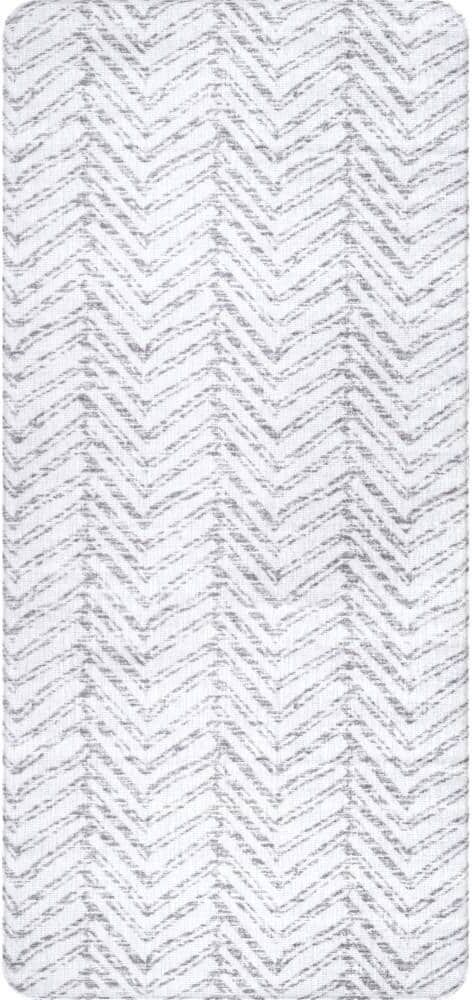 nuLOOM Rosanne Geometric Anti Fatigue Kitchen or Laundry Room Comfort Mat Light Gray 2 ft. x 3 ft. Modern Comfort Mat