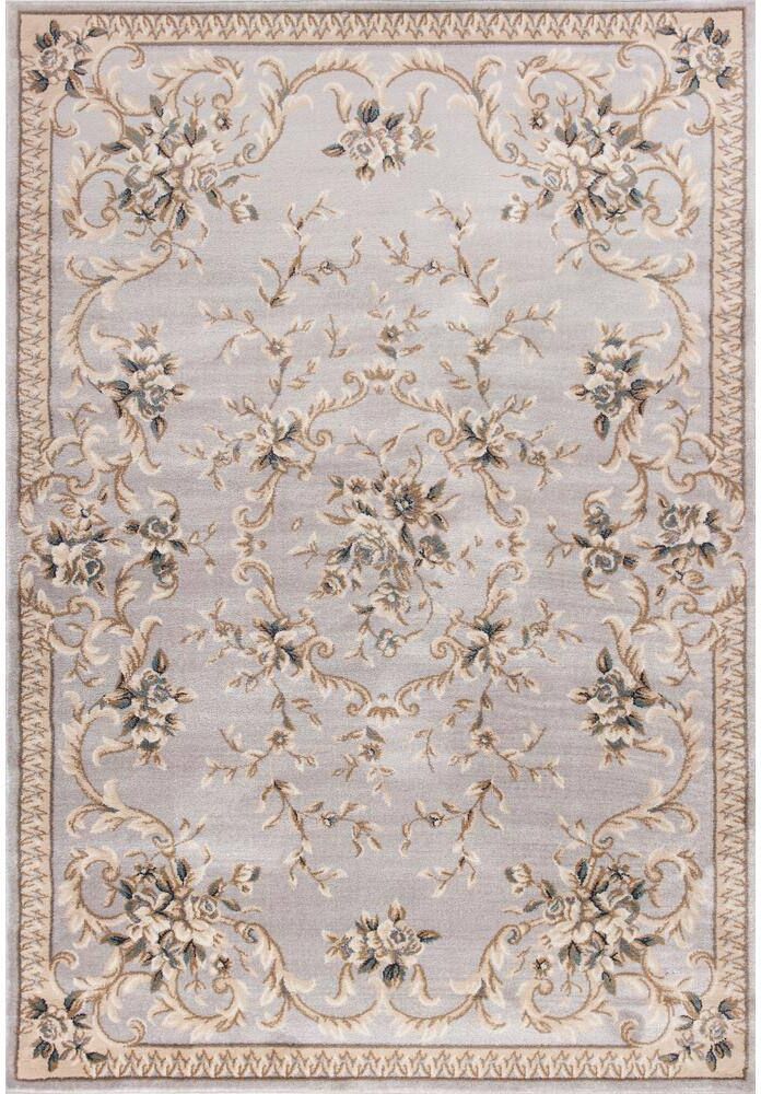 MILLERTON HOME Ajay Light Grey 5 ft. x 8 ft. Area Rug