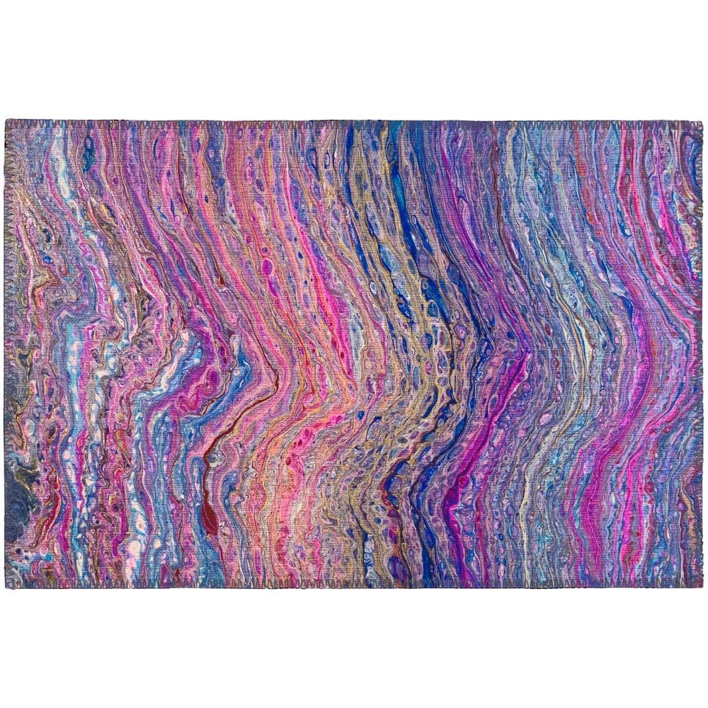 Addison Rugs Copeland Passion 1 ft. 8 in. x 2 ft. 6 in. Abstract Accent Rug