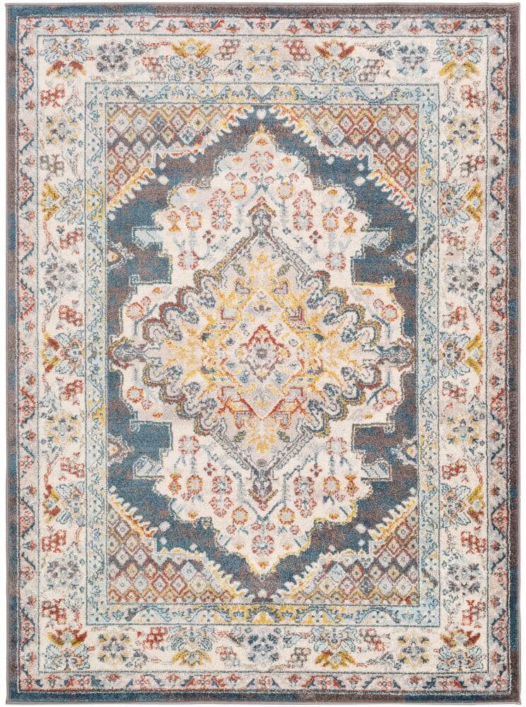 Artistic Weavers Chandi Blue 5 ft. x 7 ft. Area Rug