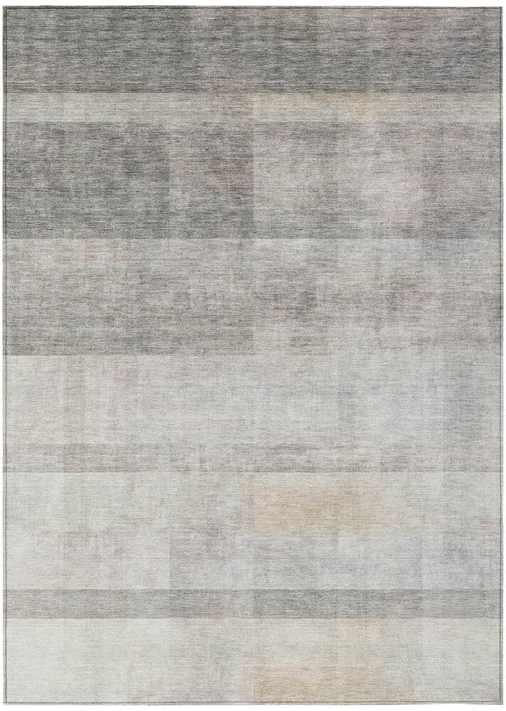 Addison Rugs Chantille ACN568 Taupe 9 ft. x 12 ft. Machine Washable Indoor/Outdoor Geometric Area Rug