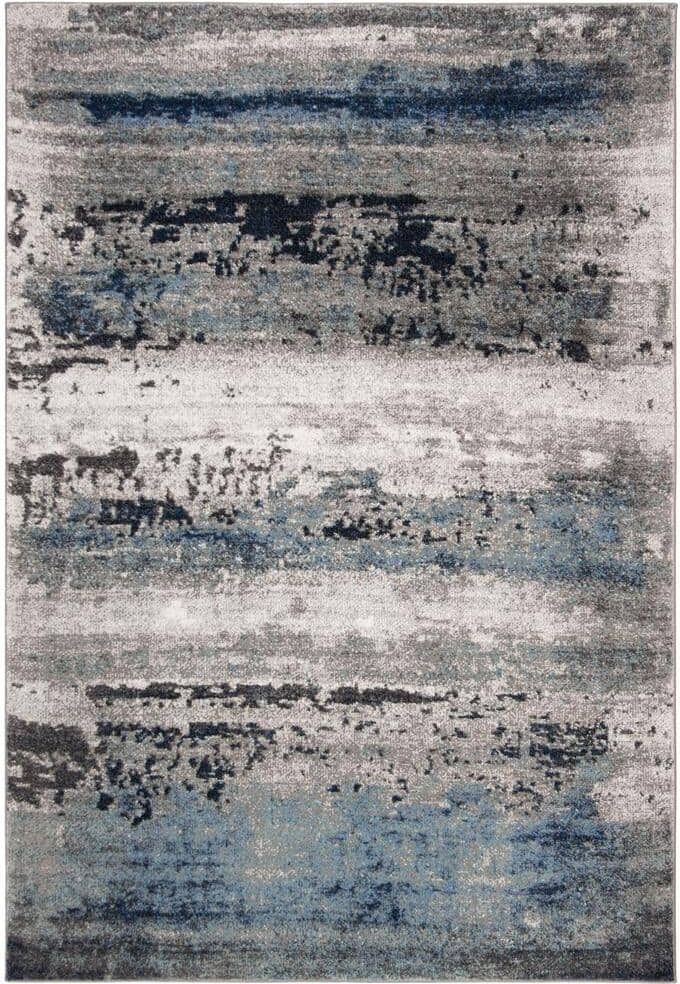 SAFAVIEH Galaxy Gray/Ivory 4 ft. x 6 ft. Abstract Area Rug