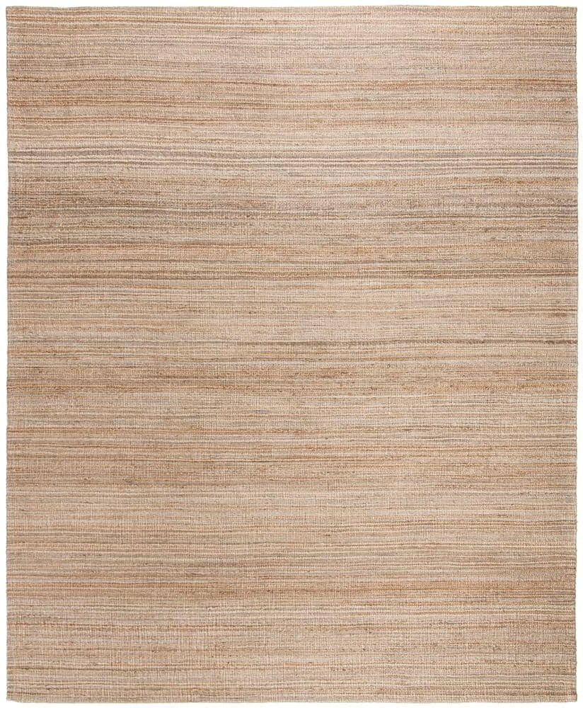 SAFAVIEH Cape Cod Natural 8 ft. x 10 ft. Solid Striped Area Rug