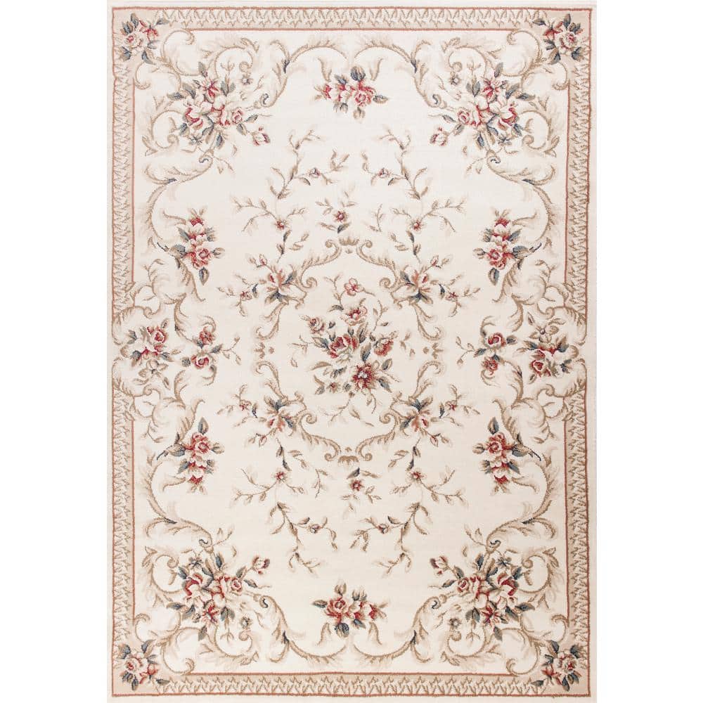 MILLERTON HOME Ajay Ivory 3 ft. x 5 ft. Area Rug