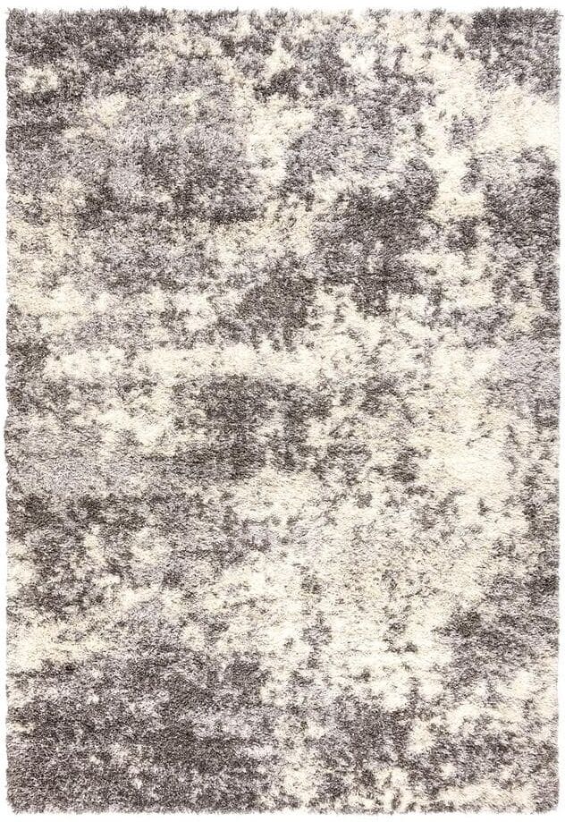 Gertmenian & Sons Anjou Patmos Gray 5 ft. x 7 ft. Abstract Shag Indoor Area Rug