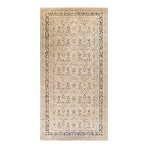 Solo Rugs Mogul One-of-a-Kind Traditional Beige 9 ft. 2 in. x 18 ft. 7 in. Floral Area Rug