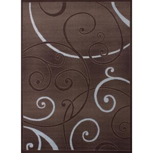 United Dallas Bangles Chocolate 5 ft. x 7 ft. Indoor Area Rug