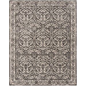 SAFAVIEH Evoke Ivory/Gray 9 ft. x 12 ft. Floral Border Antique Area Rug