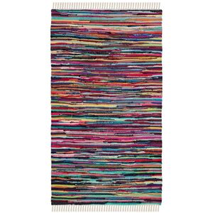 SAFAVIEH Rag Rug Multi 2 ft. x 3 ft. Striped Area Rug