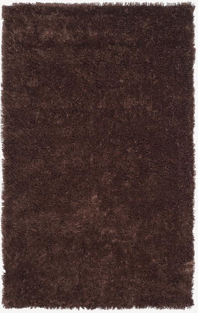 SAFAVIEH Classic Shag Ultra Chocolate 4 ft. x 6 ft. Solid Area Rug