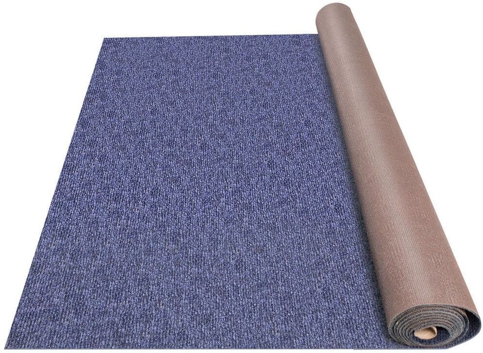 VEVOR Indoor/Outdoor Carpet 6 ft. x 29.5 ft. Waterproof Back Texture Outdoor Rug,Deep Blue