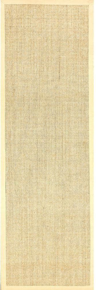 nuLOOM Orsay Machine Woven Jute Beige 3 ft. x 10 ft. Runner Rug