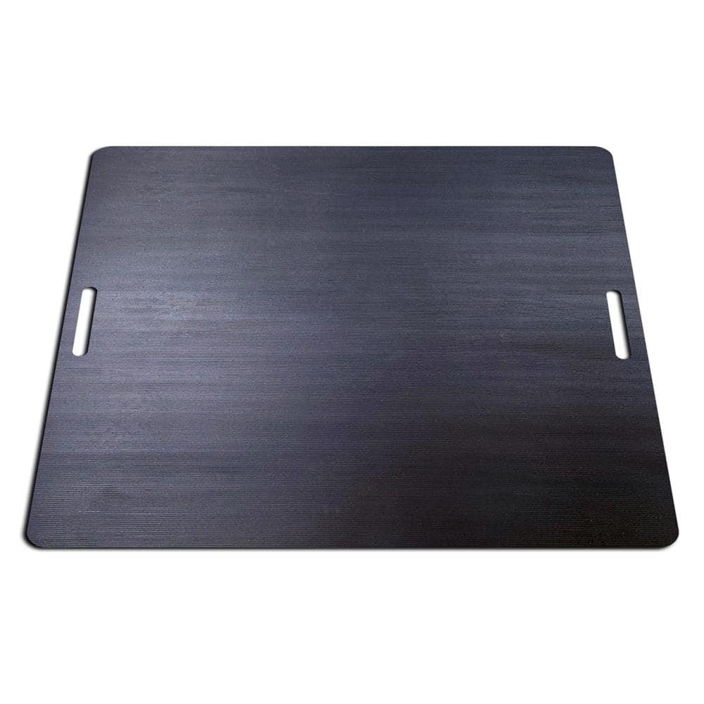 RHINO MATS Fusebox Safety Black 36 in. x 36 in. x 1/2 in. Class4 ASTM D178 Switchboard Dielectric Insulate Indoor/Outdoor Floor Mat