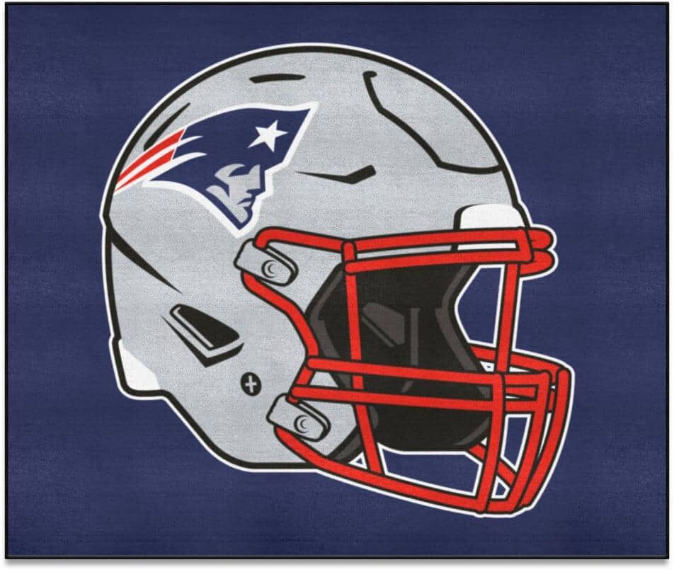 FANMATS NFL - New England Patriots Helmet Rug - 5ft. x 6ft.