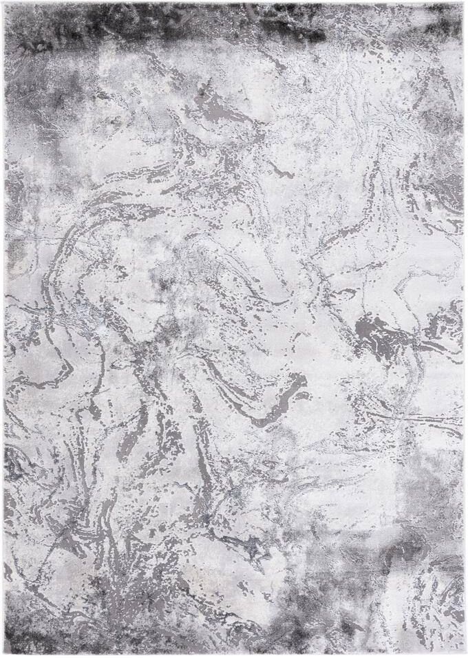 SAFAVIEH Craft Light Gray/Gray 9 ft. x 12 ft. Abstract Marble Area Rug