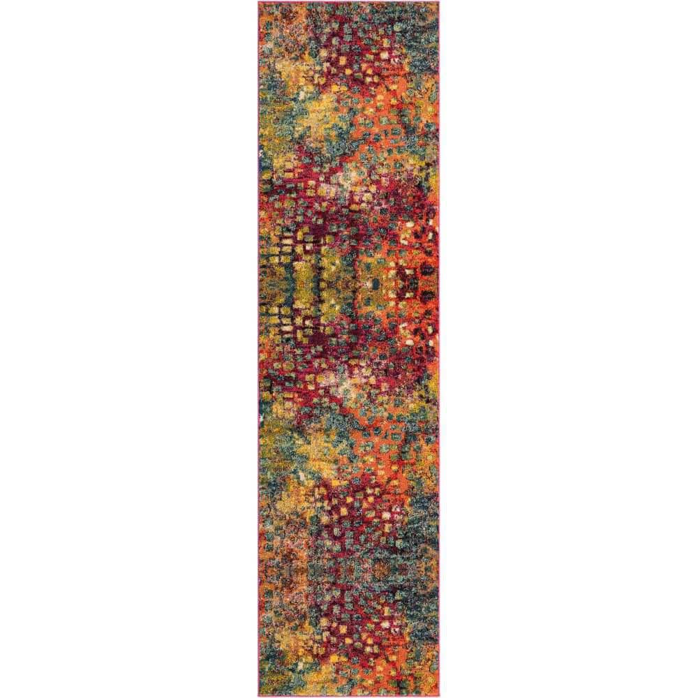 Unique Jardin Ivy Multi 2' 7 x 10' 0 Runner Rug