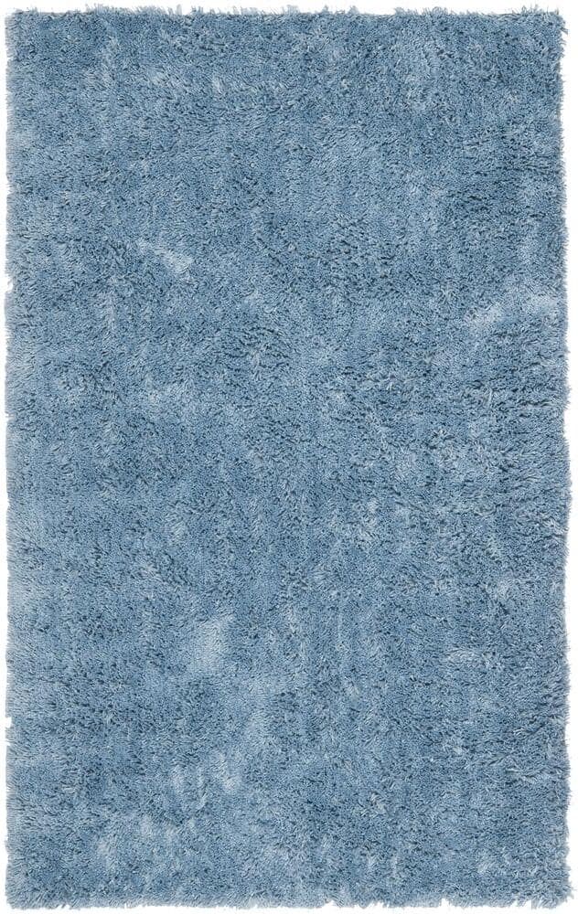 SAFAVIEH Classic Shag Ultra Light Blue 5 ft. x 8 ft. Solid Area Rug