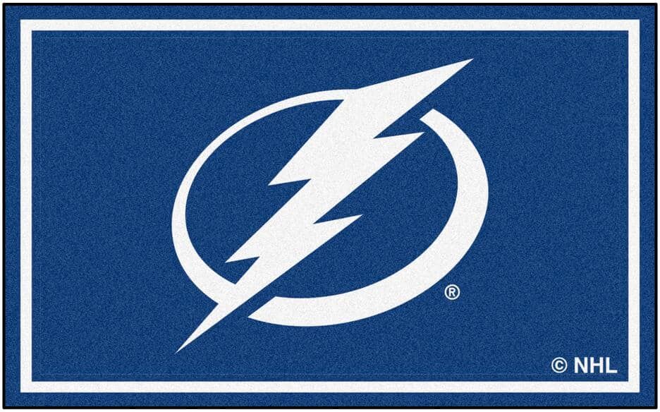 FANMATS Tampa Bay Lightning 4 ft. x 6 ft. Area Rug