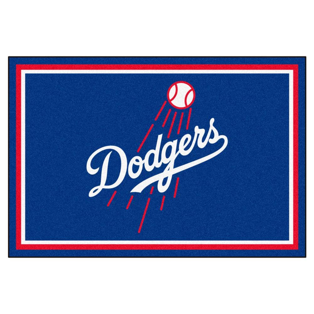 FANMATS Los Angeles Dodgers 5 ft. x 8 ft. Area Rug